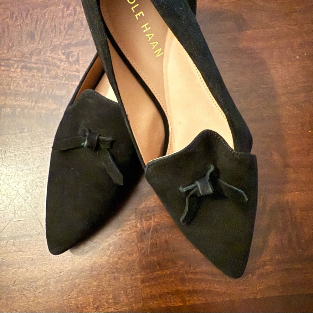 Cole Haan Viola Suede Skimmer Flats 7.5 - Picture 4 of 10